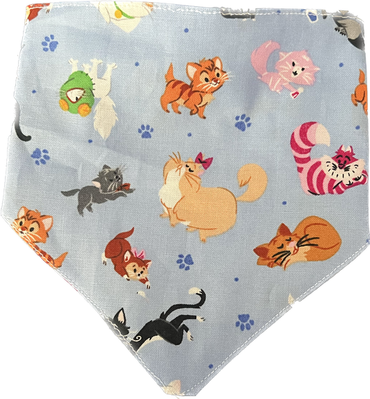 Tied Together Disney Cats Bandanchie