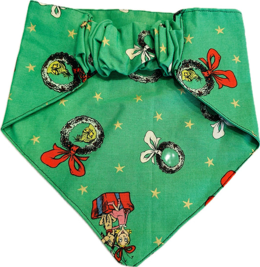 Tied Together Grinch Bandanchie