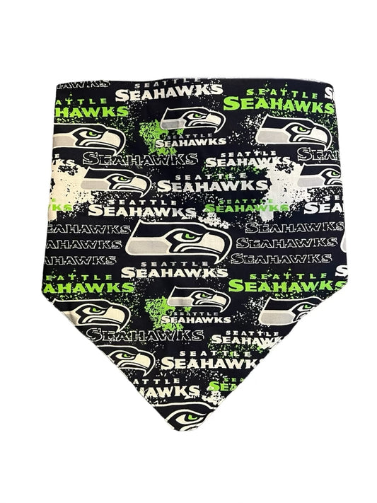 Tied Together Seahawks Distressed Bandanchie