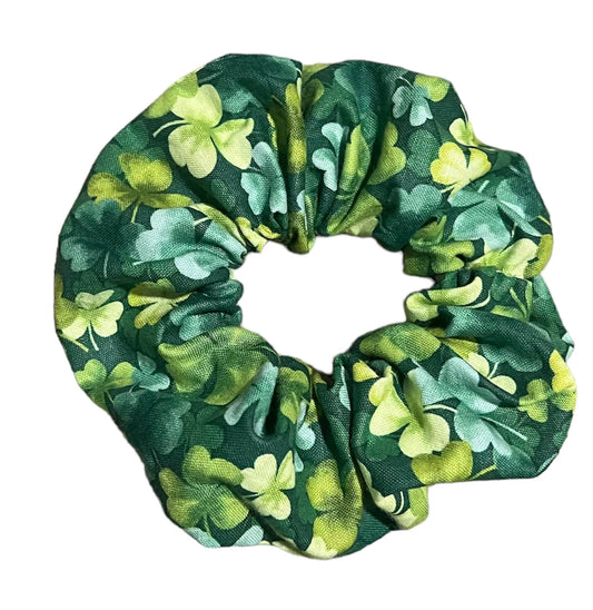 Tied Together Shamrocks scrunchie