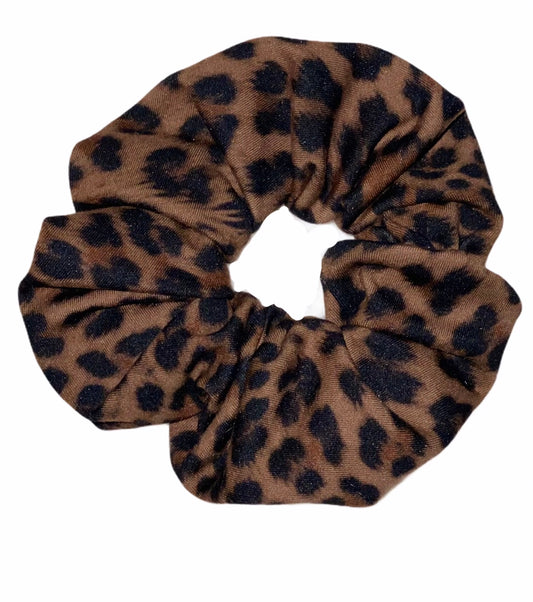 Tied Together Leopard scrunchie