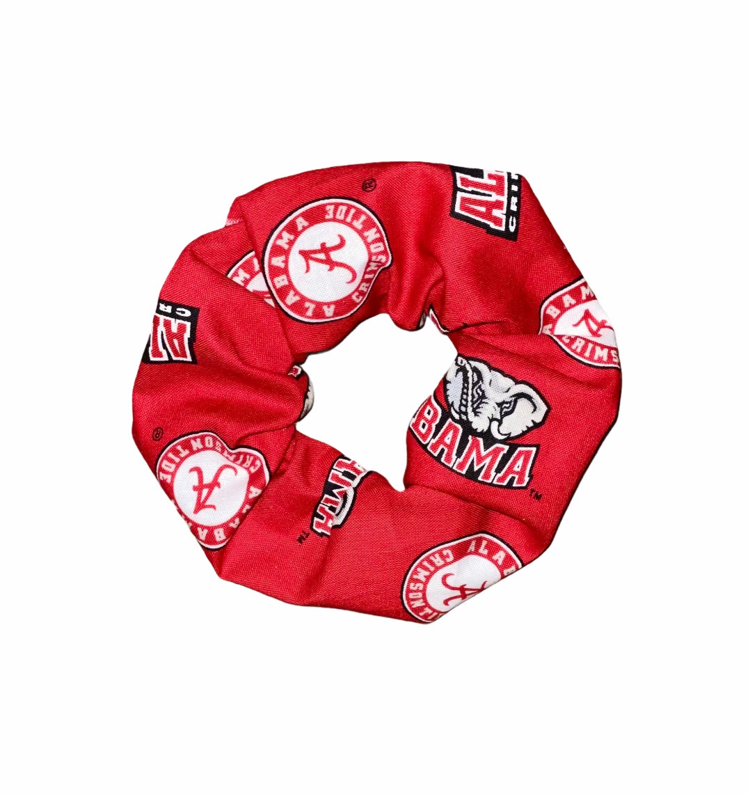 Tied Together Alabama Roll Tide scrunchie