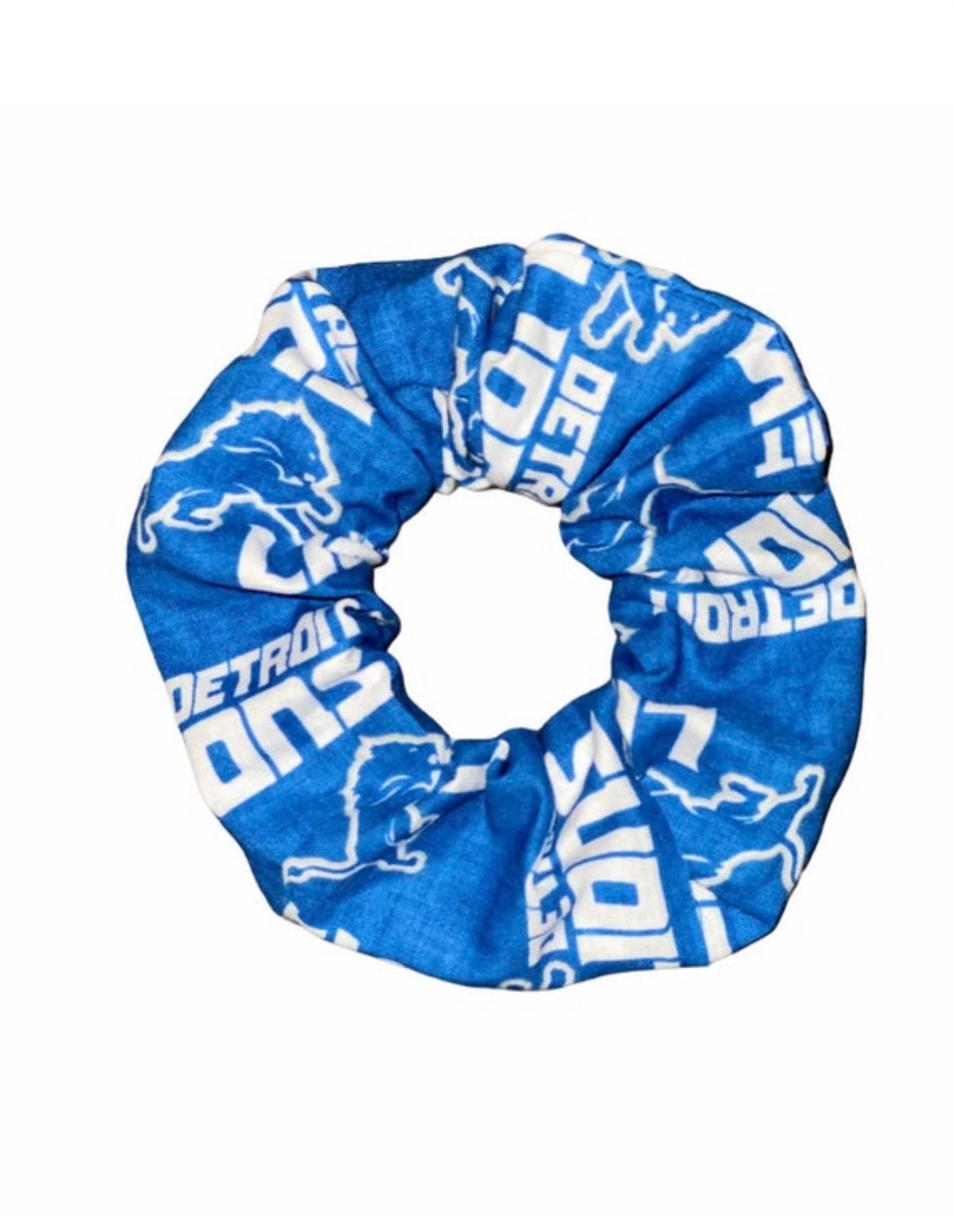 Tied Together Detroit Lions scrunchie