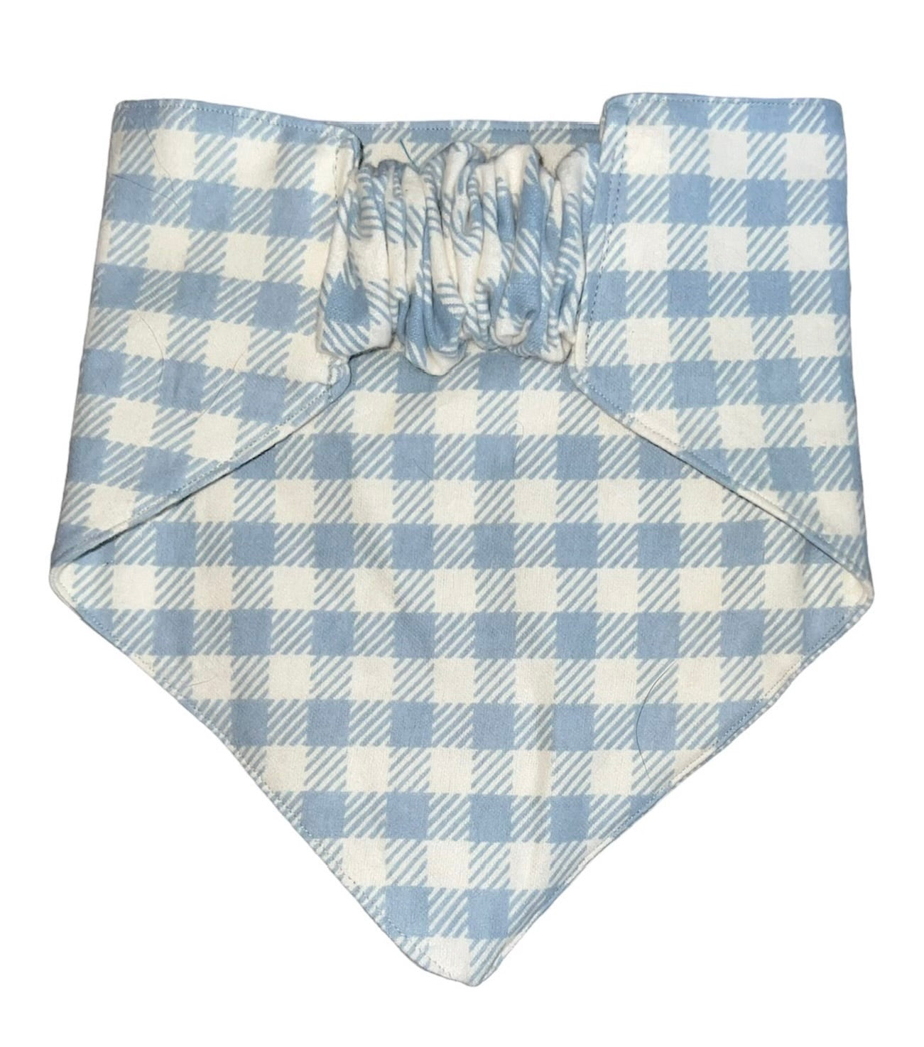 Tied Together Country Blue White Check Bandanchie