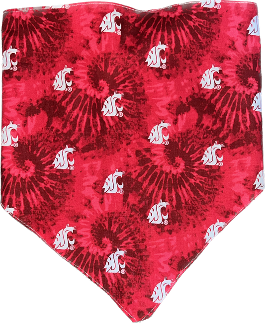 Tied Together WSU Cougar Tye Dye Bandanchie