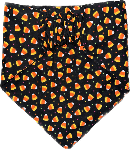 Tied Together Candy Corn Galore Bandanchie
