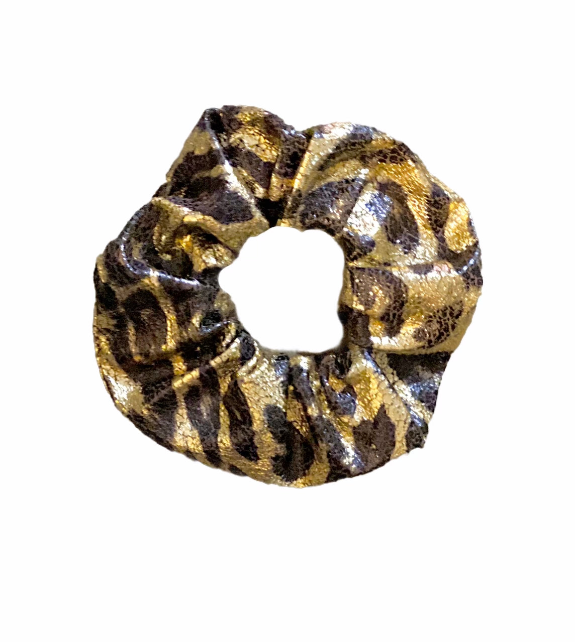 Tied Together Snake Print scrunchie