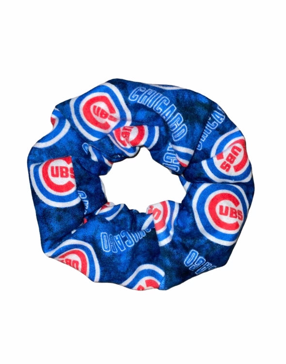 Tied Together Chicago Cubs scrunchie