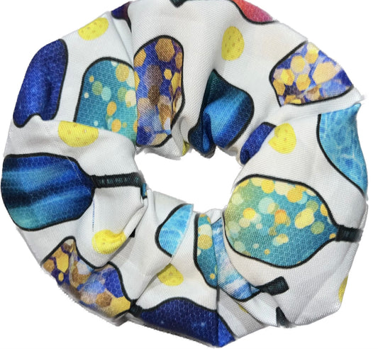 Tied Together Pickleball Rally scrunchie