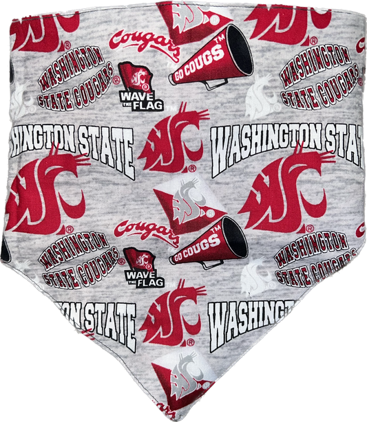 Tied Together Cougar WSU Game Day Bandanchie