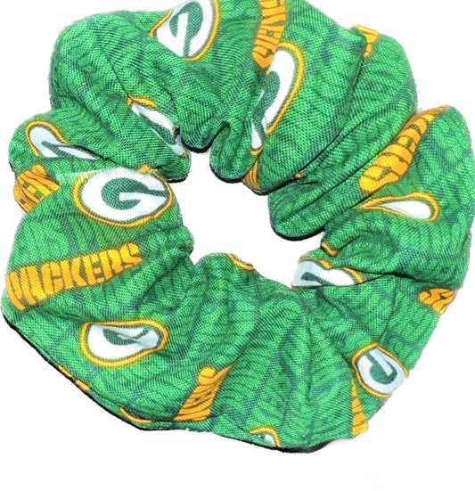 Tied Together Green Bay Packers Green scrunchie