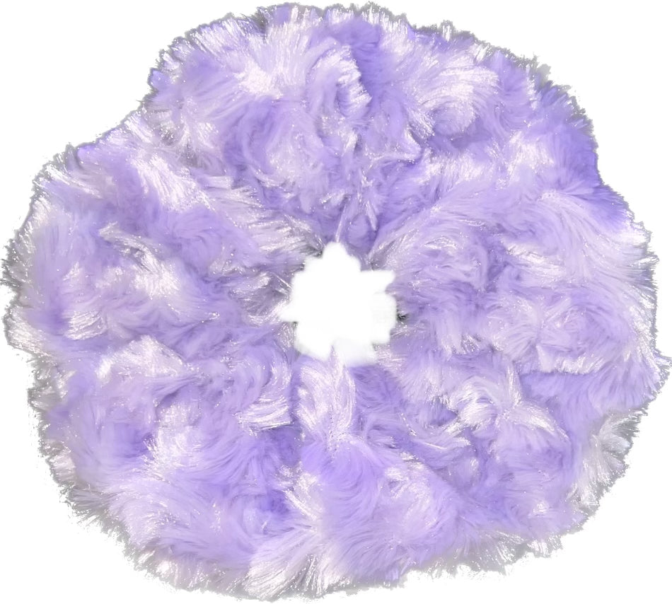 Tied Together Plush Lavender scrunchie