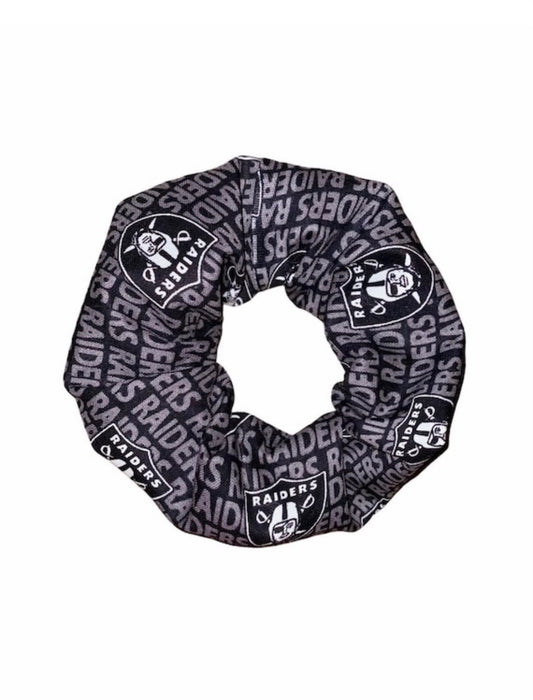 Tied Together Las Vegas Raiders scrunchie