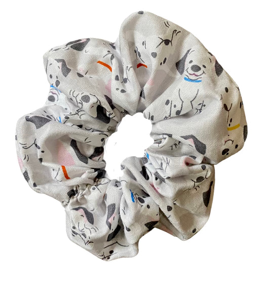 Tied Together 101 Dalmations inspired scrunchie