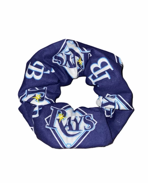 Tied Together Tampa Bay Rays scrunchie