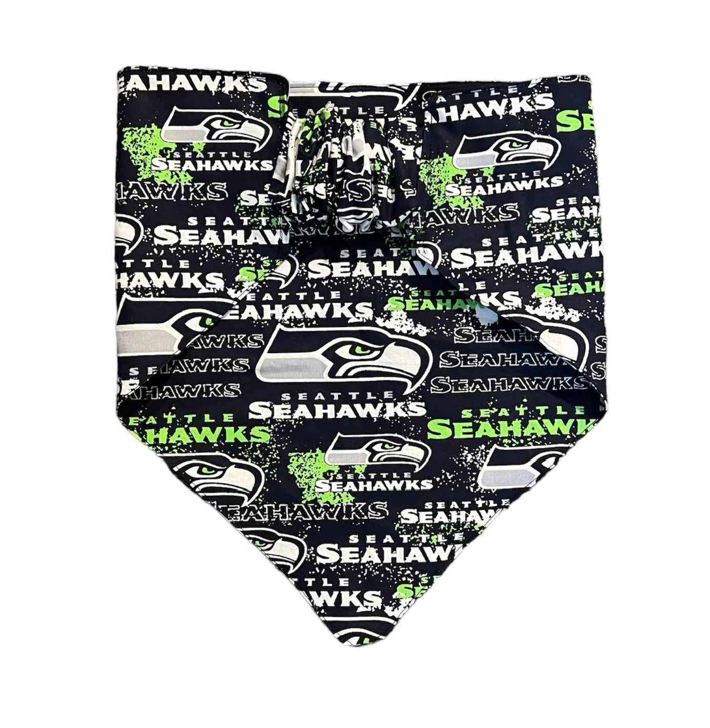 Tied Together Seahawks Distressed Bandanchie