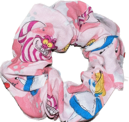 Tied Together Alice in Wonderland scrunchie