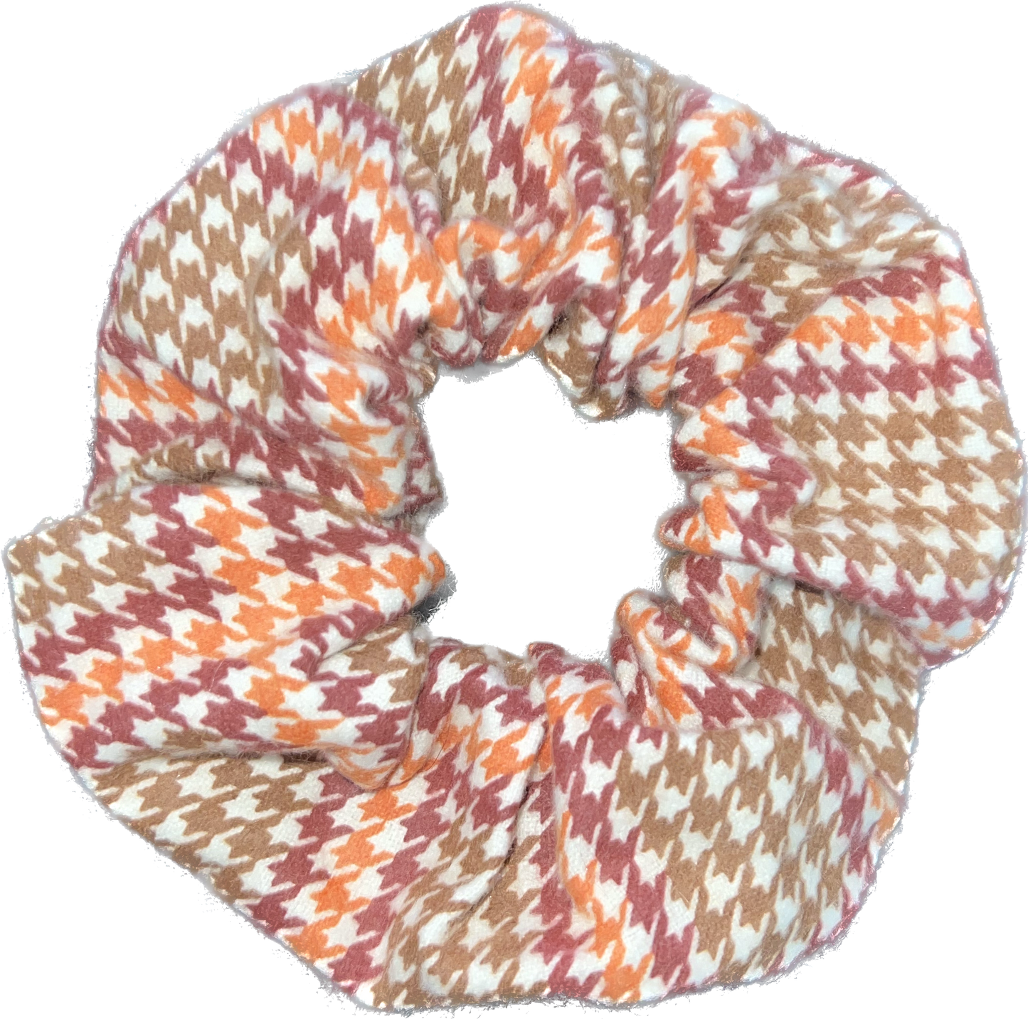 Tied Together Harvest Plaid scrunchie