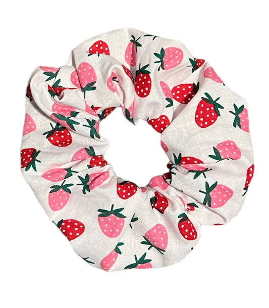 Tied Together Strawberry scrunchie
