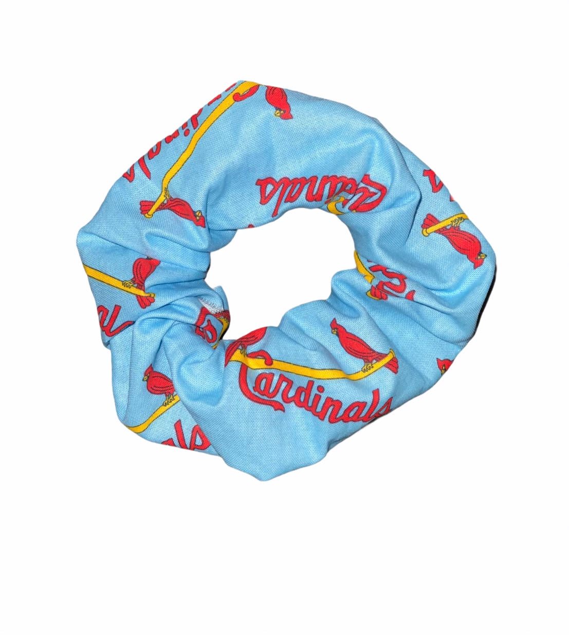 Tied Together St Louis Cardinals scrunchie