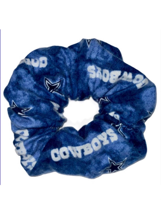 Tied Together Dallas Cowboys scrunchie