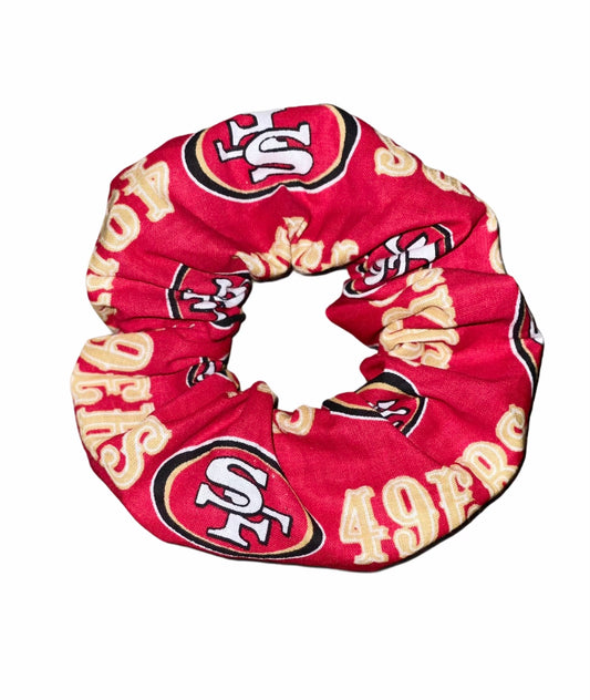 Tied Together San Francisco 49ers scrunchie