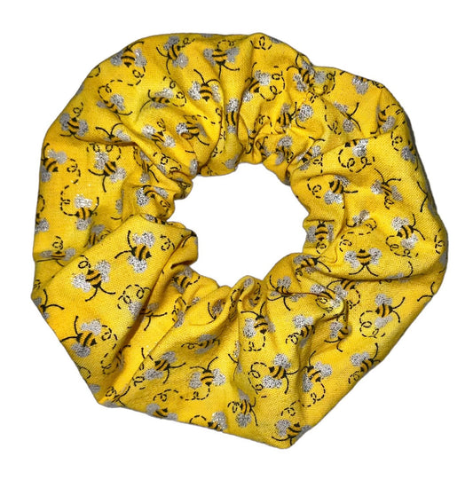 Tied Together Bees scrunchie
