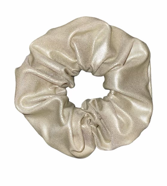 Tied Together Shimmering Shell Spandex scrunchie