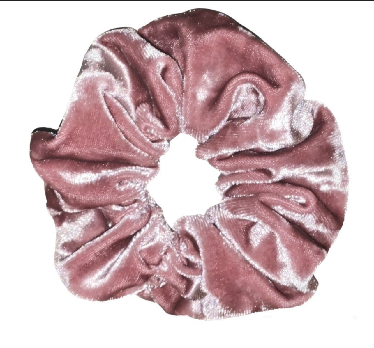 Tied Together Velvet Rose scrunchie